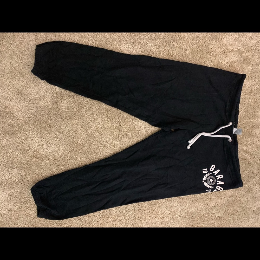 Black Garage Joggers